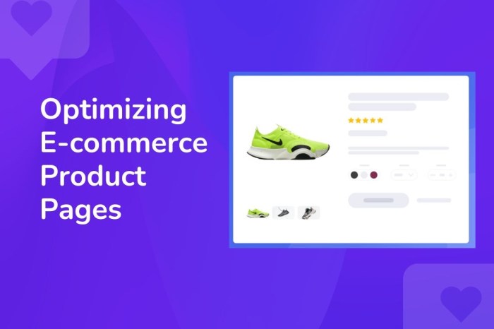 Optimizing E-commerce Product Pages